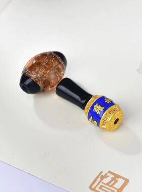 琉璃三通配件隔珠手串项链diy手工时尚百搭
