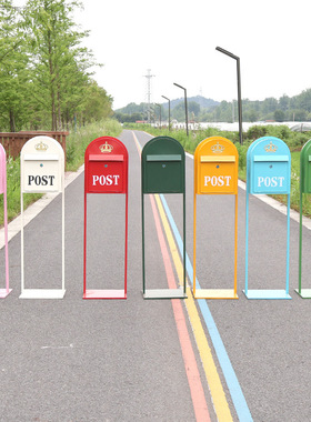 挂墙定制室外信箱旧时光铁艺装饰