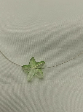 琉璃合金女小众ins风项链百搭