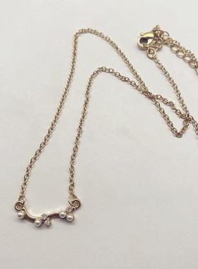 合金女小众简约百搭项链气质