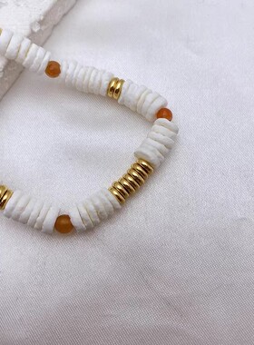 女贝壳欧美小众气质时尚简约百搭