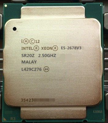 intel xeon E5 2676V3 正式版 CPU 2.4GHZ 12核24线程 性价比超高 - 图0