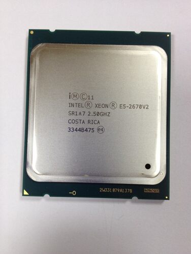 英特尔E5-2670 V2 CPU 正式版 主频2.5G 10核心20线程E5 2680V2 - 图0