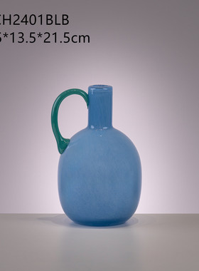 SoftHome北欧室间花瓣花瓶摆件简约客厅餐桌样板房花器插花白菜