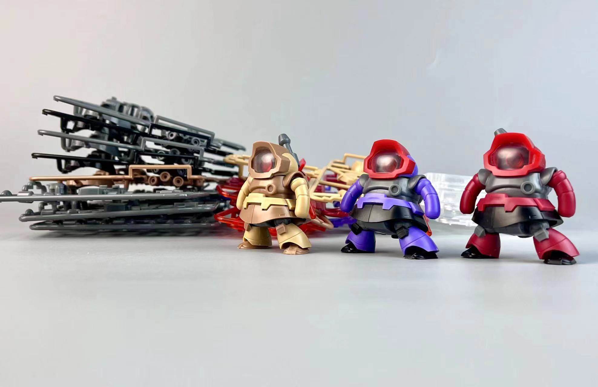 现货超星模玩桌面战争大魔三连星可动模型拼装模型带灯送男友玩,淘宝优惠券,粉丝福利购,淘宝优惠卷