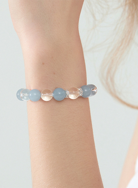 SUM汽泡·勇气之石·海蓝宝手链