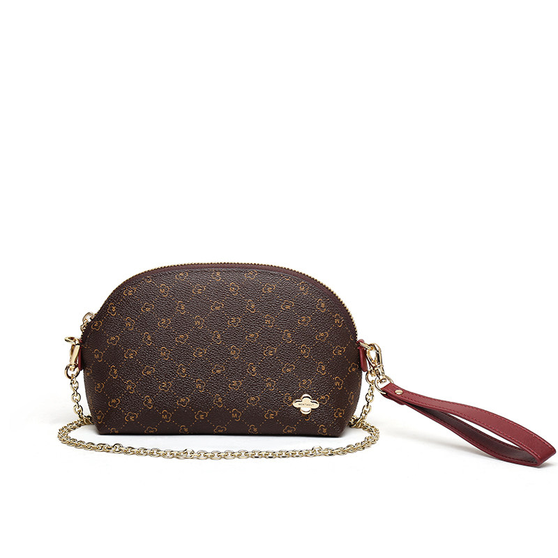 梦特娇女2019新款手拎贝壳零钱包 梦特娇米时代女士包袋