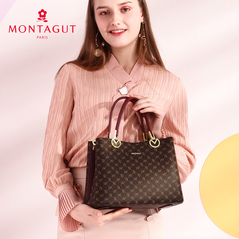 梦特娇2020新款妈妈包中年手提包 梦特娇米时代女士包袋