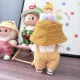 1st, 2nd and 3rd generation keychain Labubu clothes pendant Labubu baby clothes summer watermelon overalls suit cute
