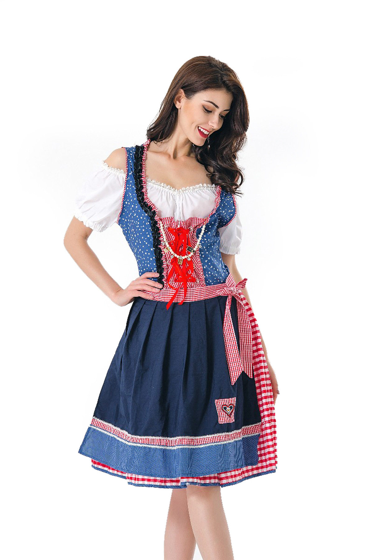 德国巴伐利亚啤酒节服装欧美民族狂欢服装女佣女仆cosplay演出服