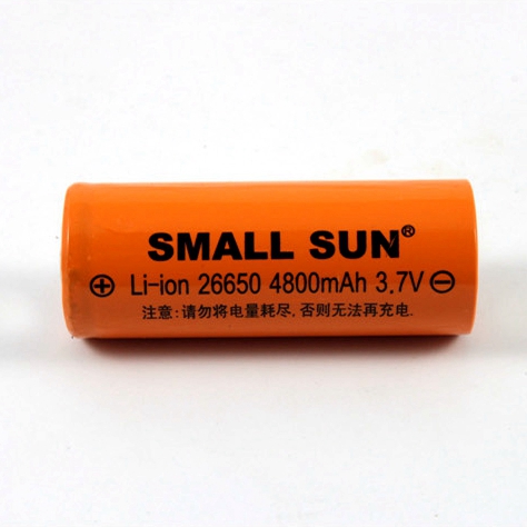 SMALL SUN小太阳强光手电筒专用26650充电锂电池4800mAh电芯 3.7v - 图2