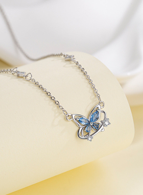 ASIA STAR项链女轻高级气质小众百搭锁骨链吊坠高级感法式轻奢