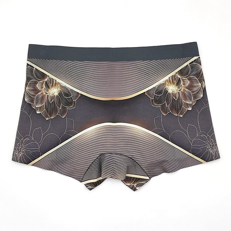 罗马世纪男士内裤莫代尔印花舒适透气无痕中腰平角裤一条装RM7073,淘宝优惠券,粉丝福利购,淘宝优惠卷