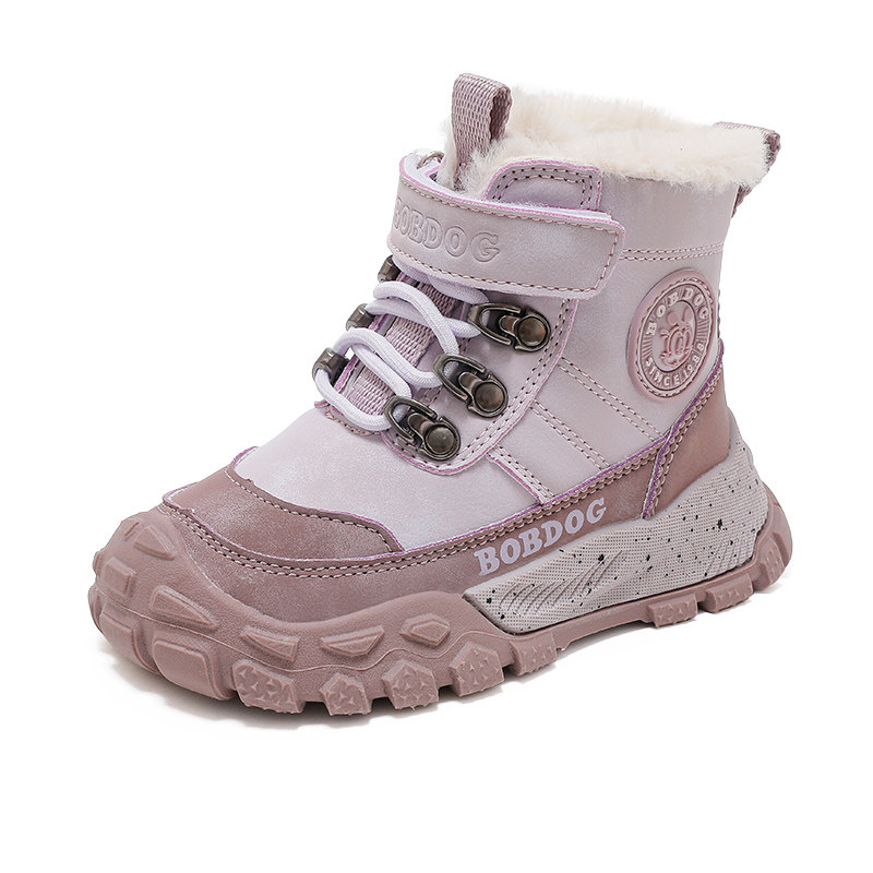 巴布豆童鞋儿童雪地靴女童2024新款秋冬季加绒保暖二棉鞋儿童鞋子,淘宝优惠券,粉丝福利购,淘宝优惠卷