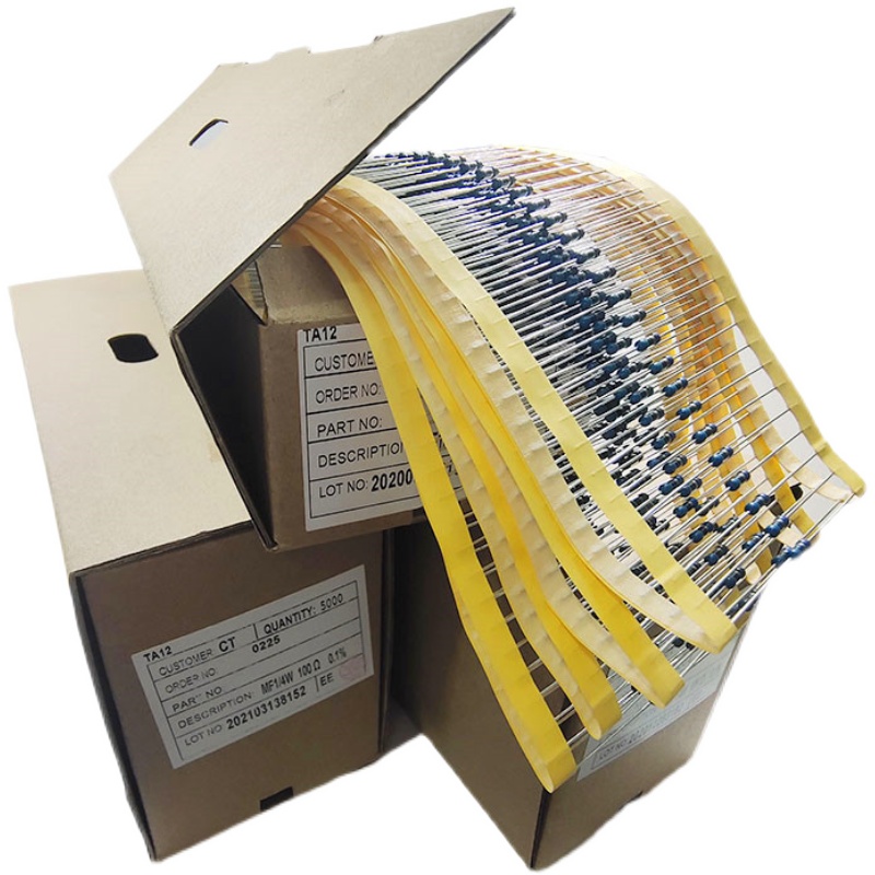 1/4W高精密电阻70R/70K/700R/720R/900R欧仪表用千分之一0.1%20只 - 图3