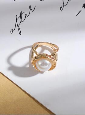 丝巾扣胸针打结扣珍珠春季新品