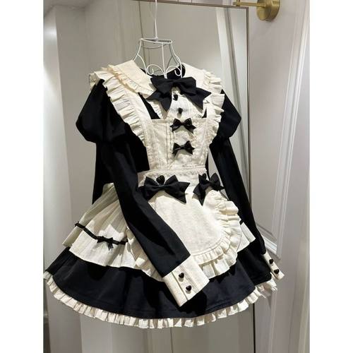 女仆装服女仆cosplay可爱女佣复古女仆裙优雅lolita洛丽塔连衣裙 - 图2