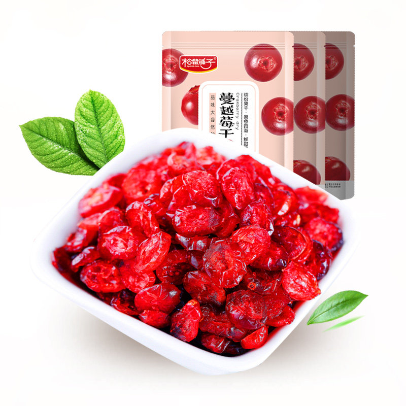 松鼠铺子蔓越莓干108g*3袋大礼包 松鼠铺子蔓越莓干