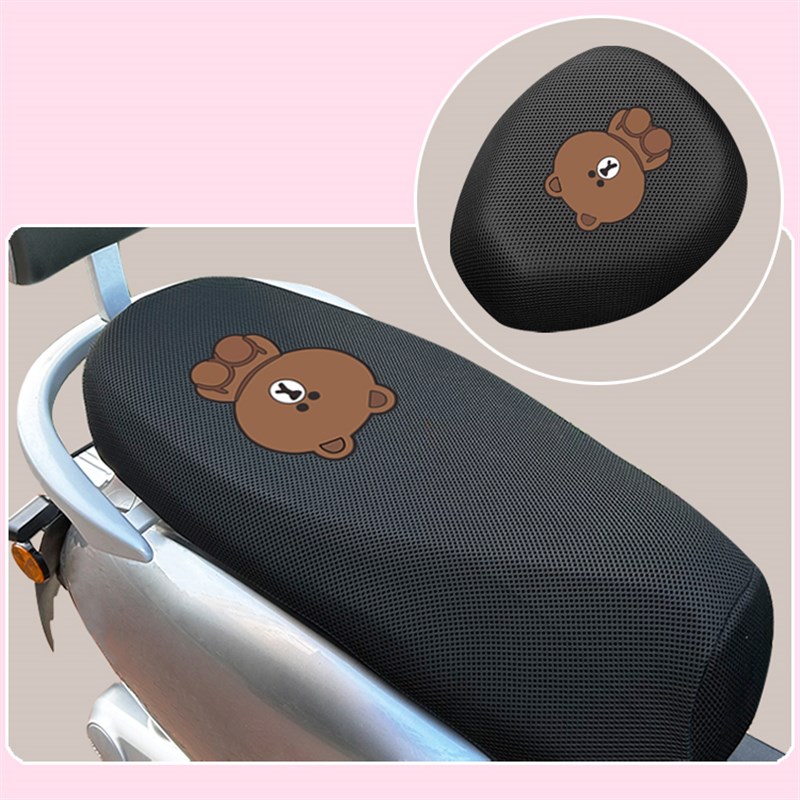 适用台铃潮战2.0电动车座套夏季防晒隔热透气坐垫电瓶车坐垫套 - 图2