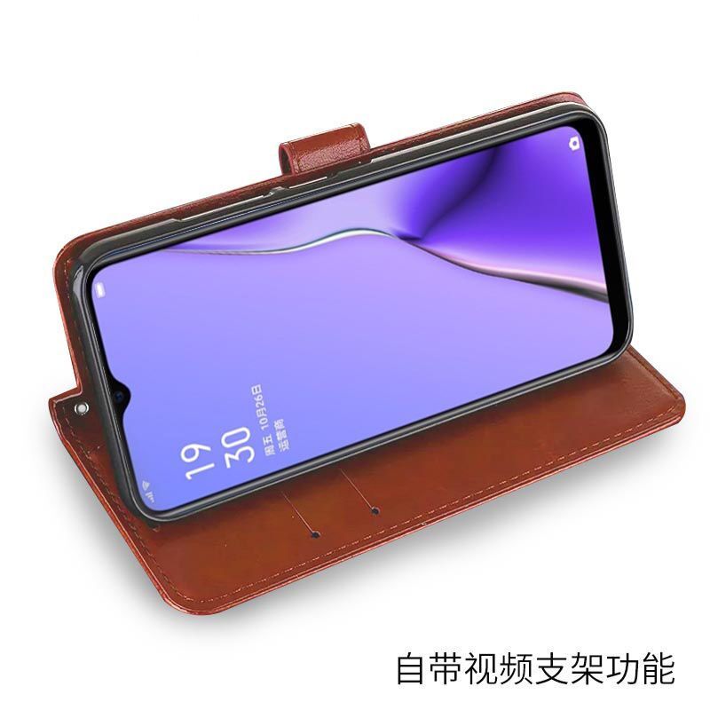 适用OPPOA1活力版手机壳PHJ110保护皮套5G版翻盖式全包边防摔软硅胶插卡钱包男女款商务