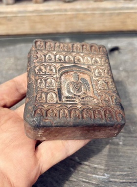 山西文创黑神话悟空小西天非遗砖雕佛像四号瓦当文房镇纸摆件盖置