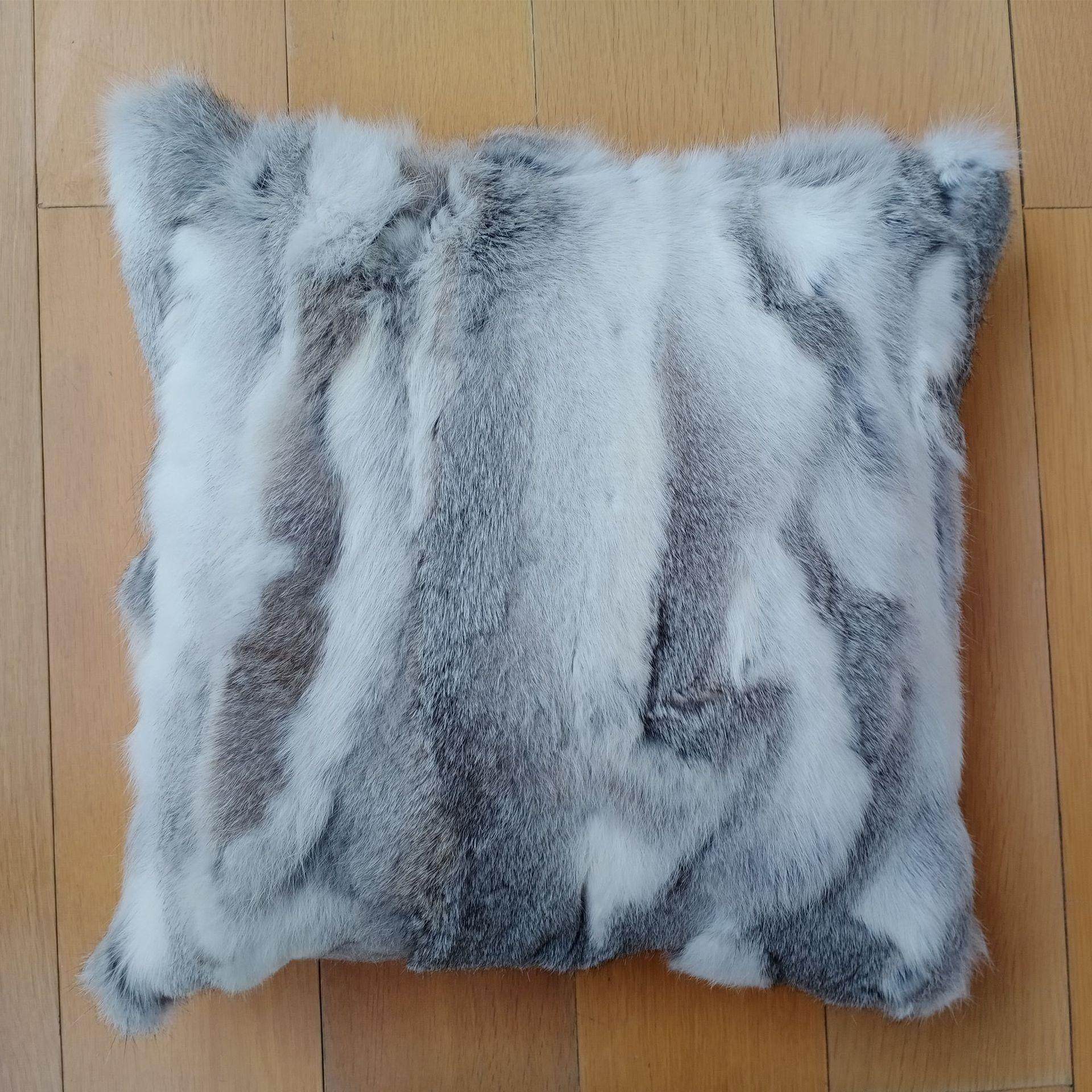 兔毛抱枕 ins轻奢简约卧室沙发床网红拼接色抱枕套客厅靠枕套靠垫,淘宝优惠券,粉丝福利购,淘宝优惠卷