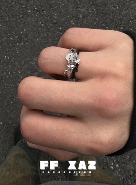 FF假朋友情侣小众设计戒指