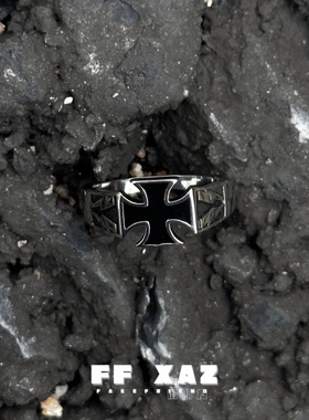 FF假朋友钛钢暗黑不掉色戒指