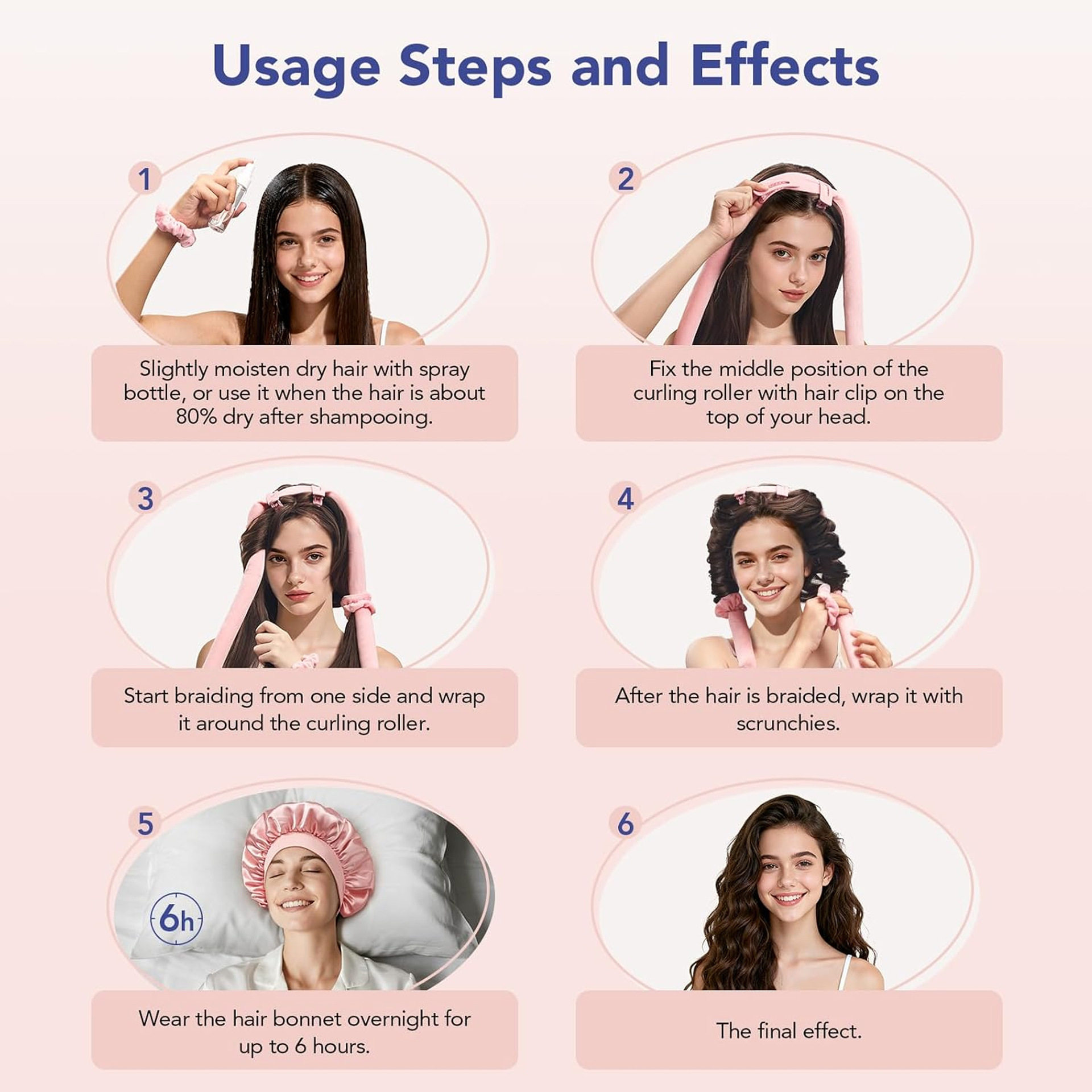 新款绒面女不伤发充棉无热卷发棒睡眠美发波浪柔软卷发棒懒人卷发,淘宝优惠券,粉丝福利购,淘宝优惠卷