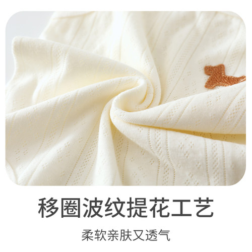 婴儿包屁衣吊带薄款纯棉A类夏季男女宝宝护肚脐新生婴幼儿背心夏 - 图2