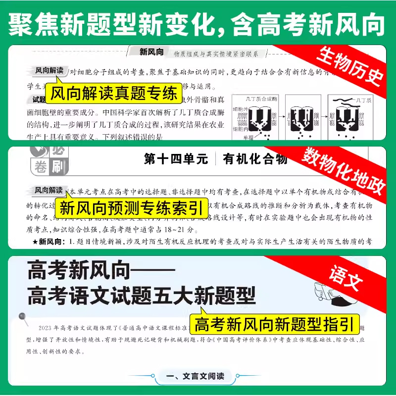 2025版新教材高考必刷卷单元提升卷语文数学英语物理化学生物政治历史地理新高考真题模拟卷高三一轮复习资料必刷题考点巩固飞讯卷 - 图2