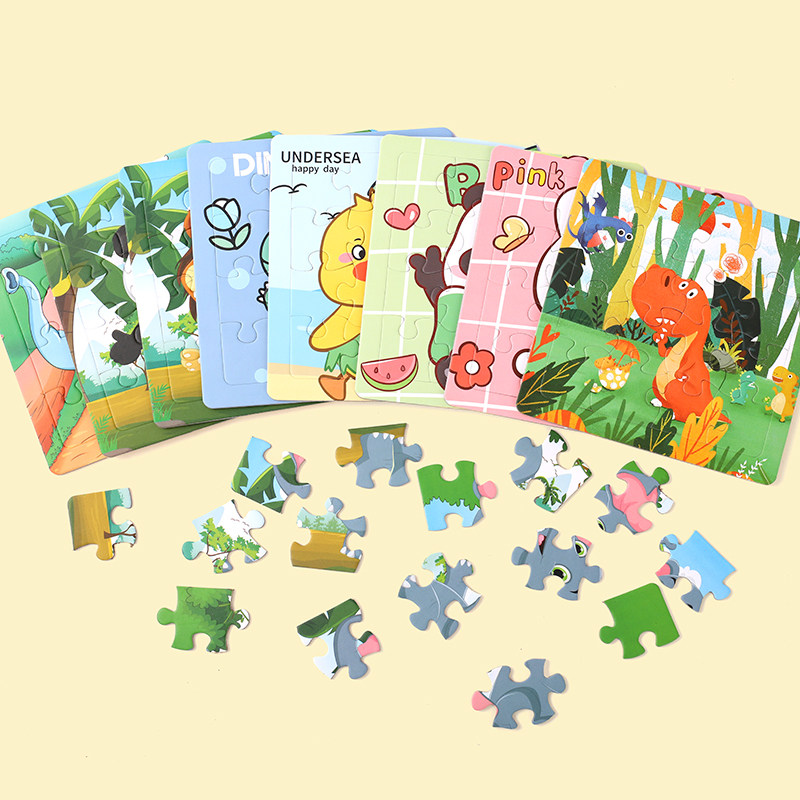 Huidi Bear Animal Car Puzzle Paper