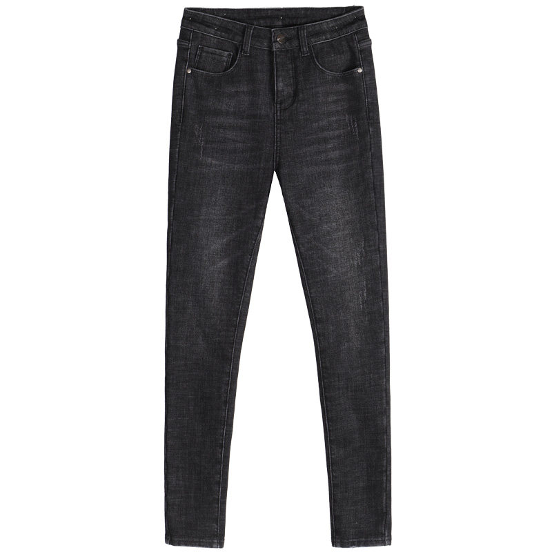 黑色2020年新款春秋显瘦显高牛仔裤 芳芳之佳牛仔裤