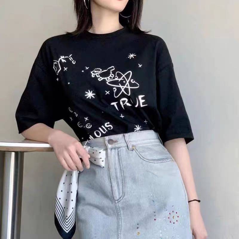 阿玛施旗舰店官网2020夏新款t恤衫 魅言服饰T恤