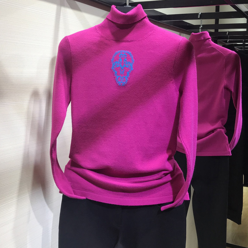 阿玛施旗舰店官网2020秋新款针织衫 魅言服饰毛衣