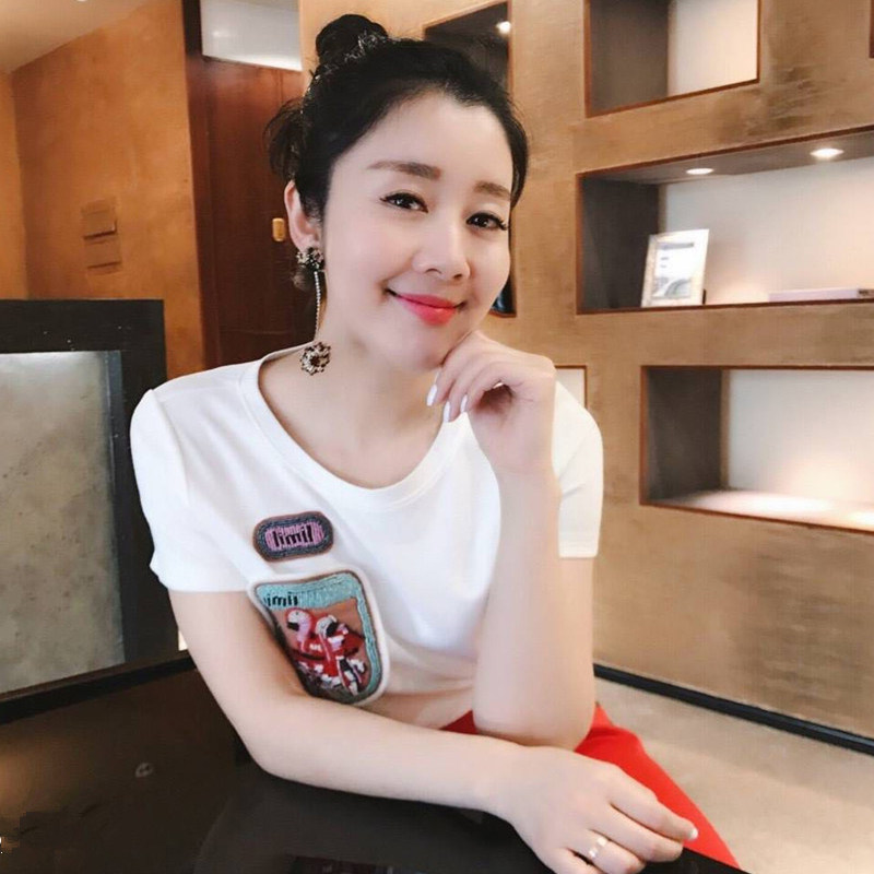 阿玛施旗舰店官网2020夏装新款t恤 魅言服饰T恤