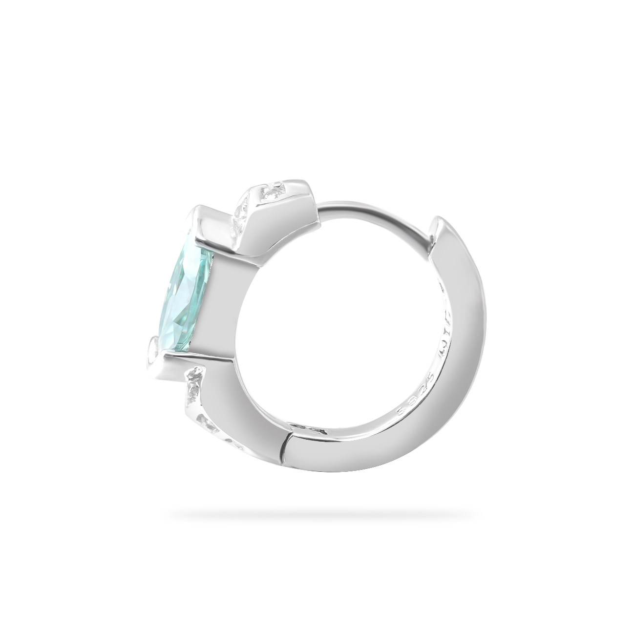 WIC 湖水绿美国原色莫桑钻通体S925银满钻耳环荷鲁斯之眼耳饰耳环,淘宝优惠券,粉丝福利购,淘宝优惠卷