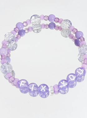 酷玩乐队Coldplay应援手链演唱会串珠XY专辑FIX YOU手串个性饰品