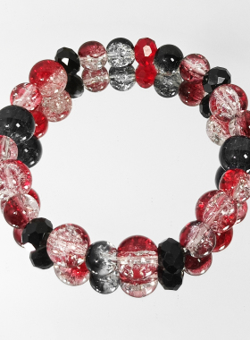 华晨宇应援手链HCY火星演唱会印象手串黑红互黑琉璃猫眼友谊饰品