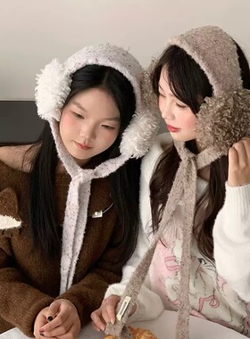 猫女的心事韩系毛绒耳罩女冬季可爱保暖户外骑行耳暖防冻耳包耳捂