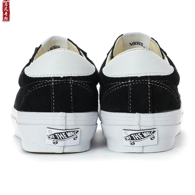 新款Vans Sport 73经典黑白麂皮男女款板鞋低帮休闲鞋VN000CR1BA2 - 图3