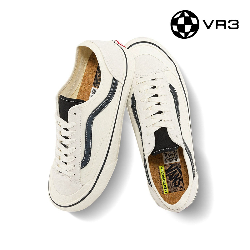 VANS STYLE 36 DECON VR3 SF黑白低帮环保男女鞋板鞋VN0A4BX9KIG - 图2