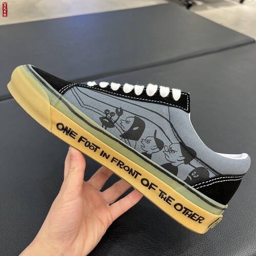 VANS范斯HANAI联名LX OLD SKOOL生胶底低帮男女款板鞋VN000D56BN5 - 图3