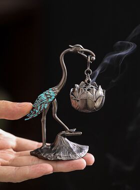 仙鹤悬挂香炉吊炉家用祥