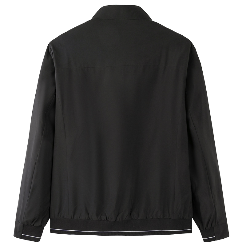 【简约纯色】才子男装立领夹克男2023春春季新款休闲黑色短款外套