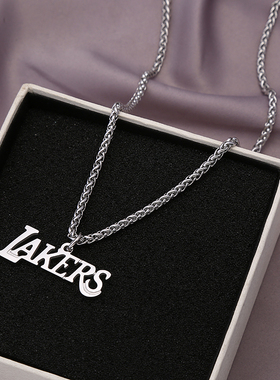 nba科比嘻哈风情侣不掉色吊坠