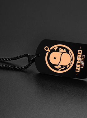 明日周边项链 方舟游戏吊坠挂牌 动漫二次元男女金属脖子挂件装饰