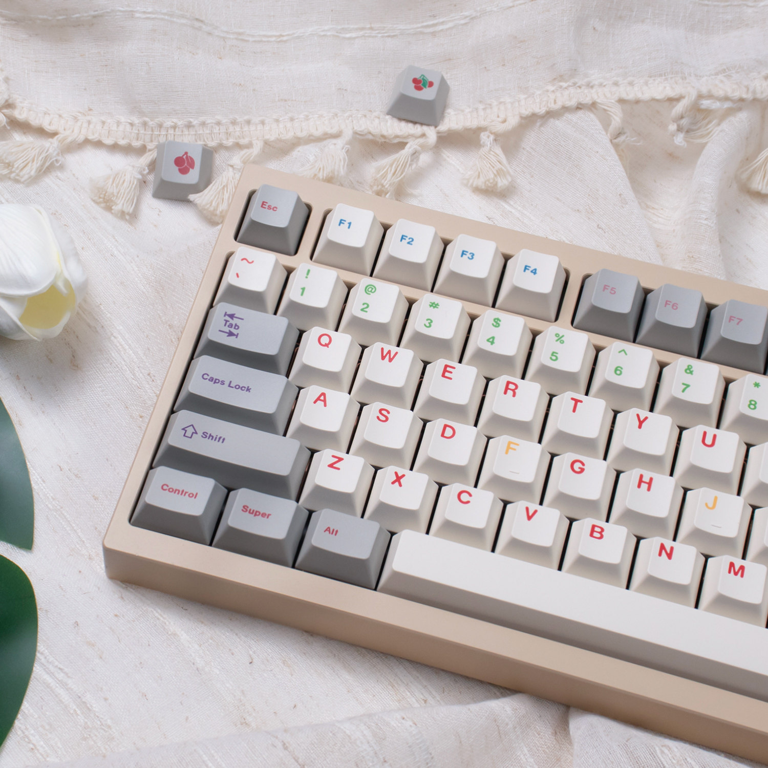 复古红色俄文/白色手作机械键盘键帽PBT热升华客制化磁轴原厂高度,淘宝优惠券,粉丝福利购,淘宝优惠卷