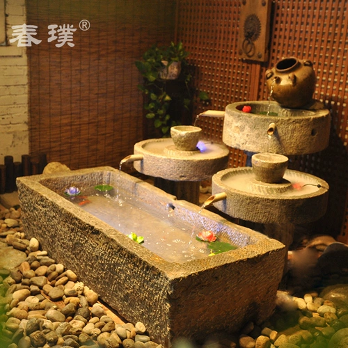 Бычий впадины комбинированный внутренний двор крупнопрокатанный ландшафтный сад