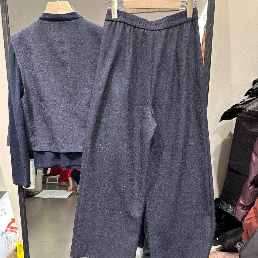 衣尚美6032H小艺欧货女装2026春季无袖马甲半高领T恤阔腿裤三件套,淘宝优惠券,粉丝福利购,淘宝优惠卷